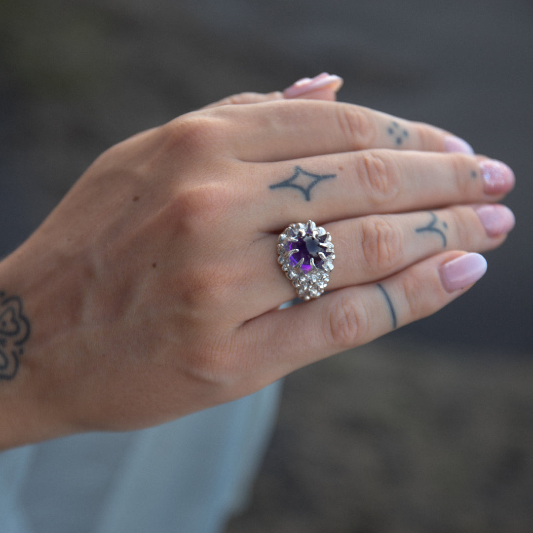 "Bali Ocean Bubbles" Sterling Silver ring