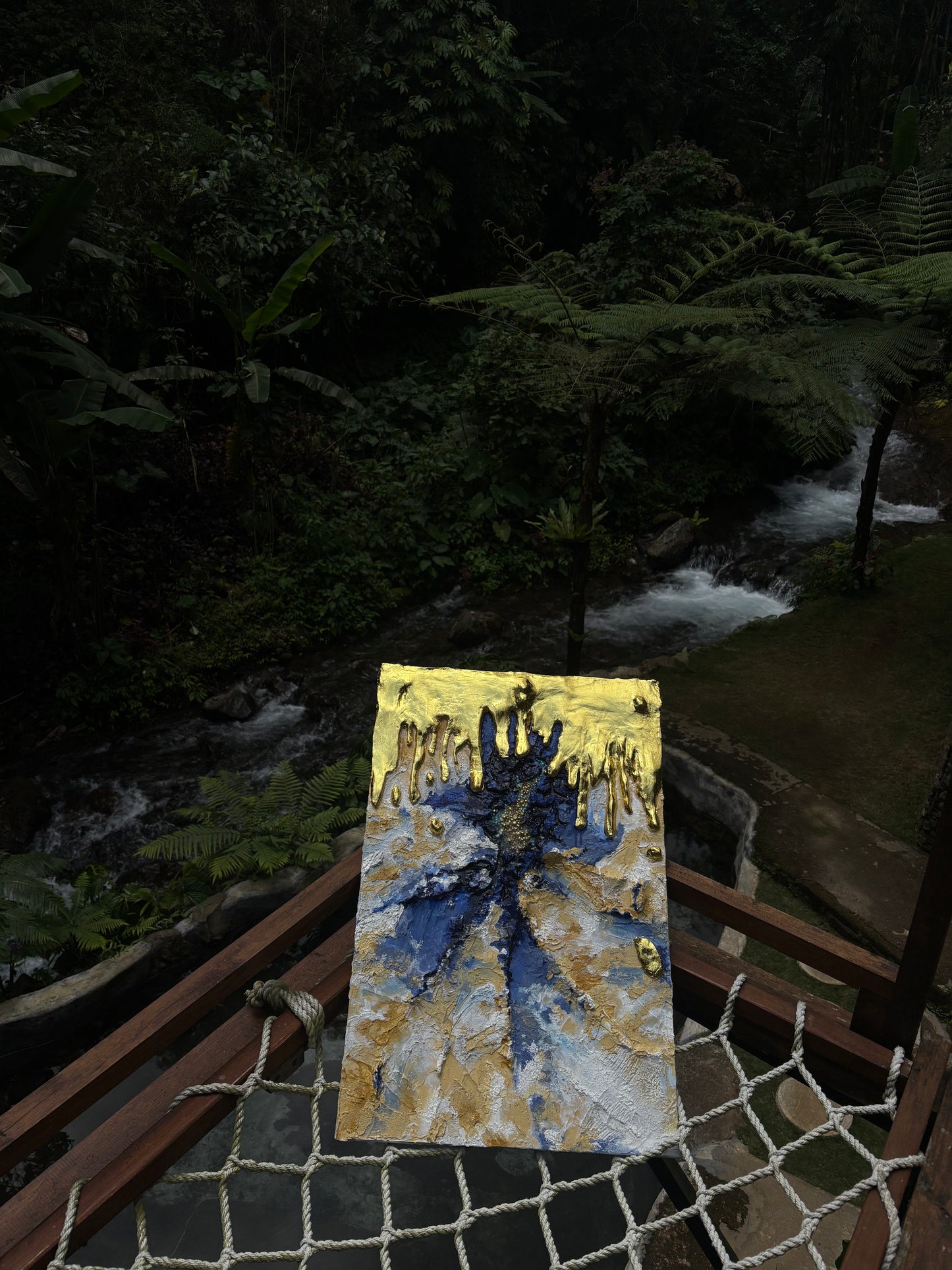 Textured Painting "Volcano"